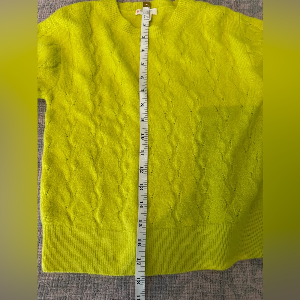 NWOT J. Crew Crewcuts Girls' supersoft cable-knit sweater. Size S (6-7). - Picture 3 of 4